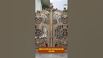Cổng nhôm đúc là gì Ưu nhược điểm so với cổng sắt | VUA CỔNG NHÔM