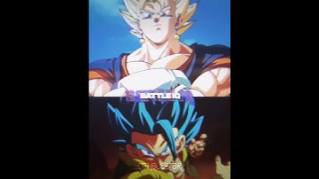 Vegito VS Gogeta