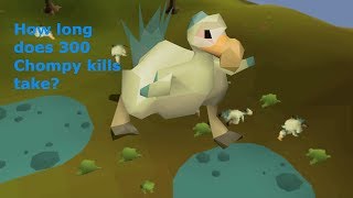 How long it takes: 300 Chompy kills - Western Provinces Hard Diary