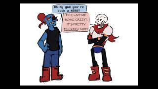 Swearing With Papyrus (Undertale Comic Dub)