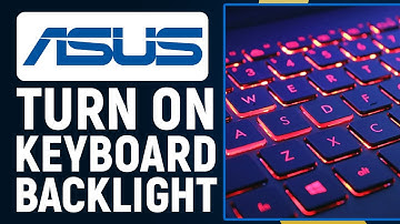 How To Turn On Keyboard Backlight On Asus Laptop ! (Enable Keyboard light)