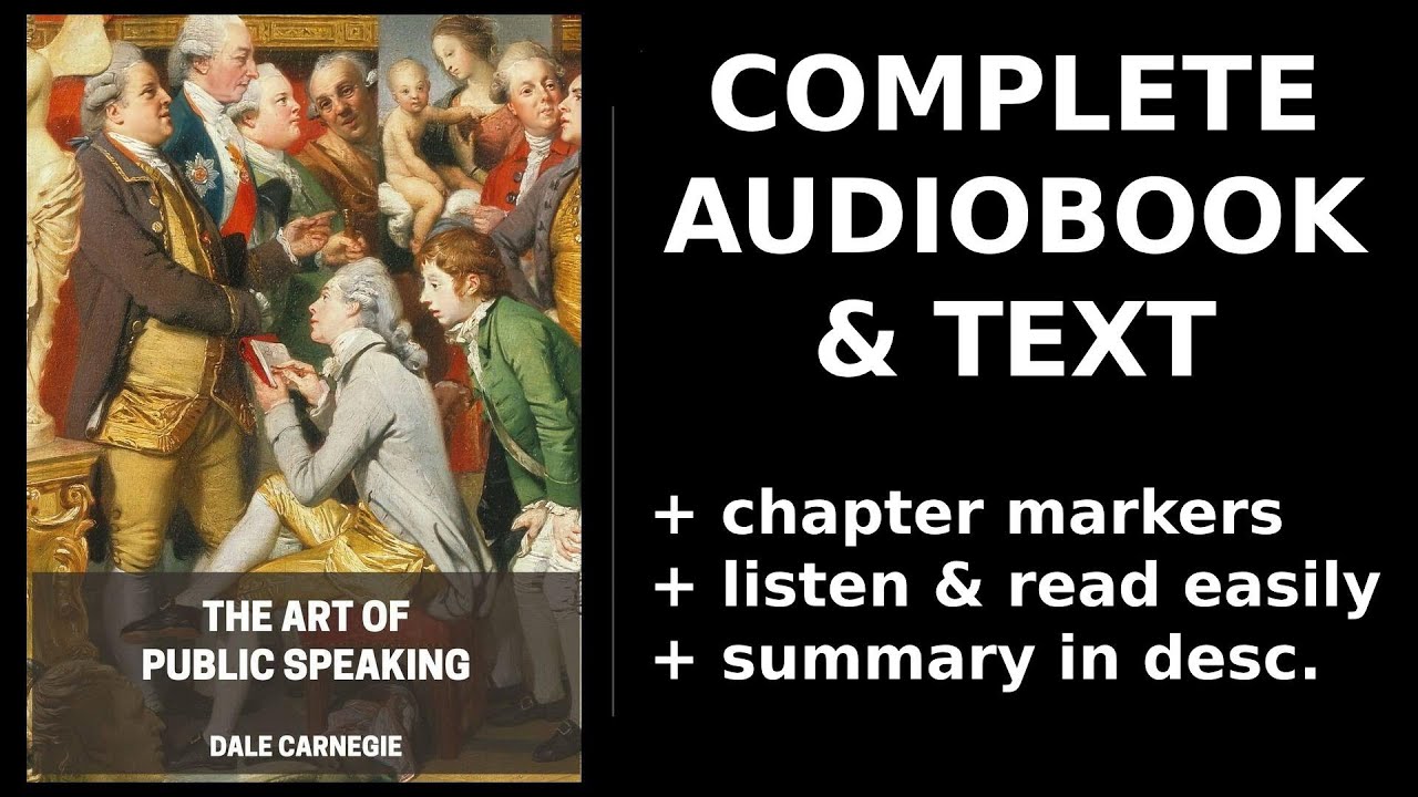 The Art of Public Speaking (1/2) 👑 By Dale Carnegie. FULL Audiobook ...