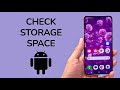 How To Check Storage Space On Android Phone