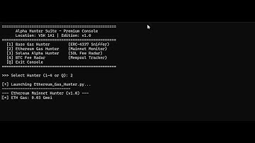 How to catch 0.03 Gwei on Ethereum? | Alpha Hunter Suite v1.0