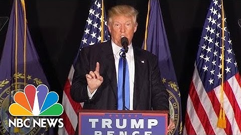 Donald Trump On Hillary Clinton