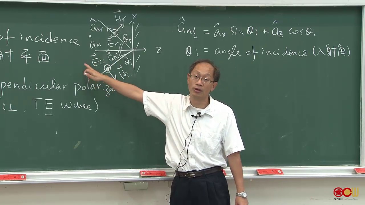 8.7 Oblique Incidence at a Plane Conducting Boundary & 8.8 - YouTube
