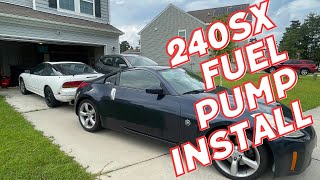 HOW TO change a fuel pump in a NISSAN 240sx install