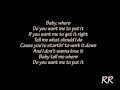 Solo - Where Do U Want Me To Put It (Lyrics)
