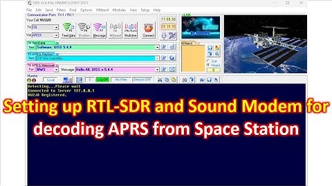Setting up RTL-SDR and SoundModem for decoding APRS from Space Station