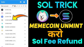 How to unmint any Sol token || Remove token from sollet.io || Sol Fee Refund Trick