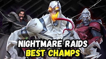 Best Champions RANKED For Nightmare Raids! October 2025 MCOC