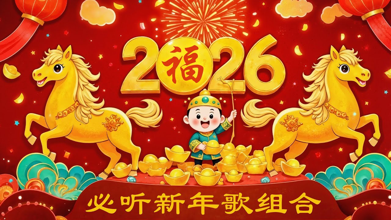 🧨 2026新年歌【马年贺岁】｜春节必听金曲合集🎉最火CNY Music 恭喜发财