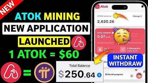 ATOK App Withdrawal | ATOK App Withdrawal Kaise Kare | Atok Token Sell | atok referral code
