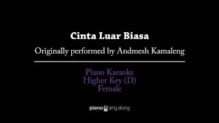 Cinta Luar Biasa (FEMALE KEY KARAOKE PIANO COVER) Andmesh Kamaleng chords