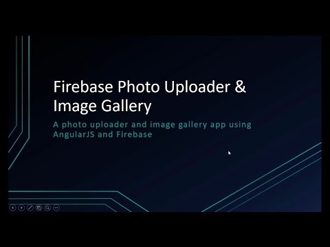Photo Uploader & Image Gallery Using AngularJS/Firebase - Save Image details to database (Part 4)