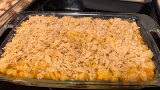 Easy Mac and Cheese Taco Bake! A family favorite!