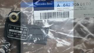 P2454 p2463 Mercedes E220 2010 W212 dpf pressure sensor fault blocked dpf