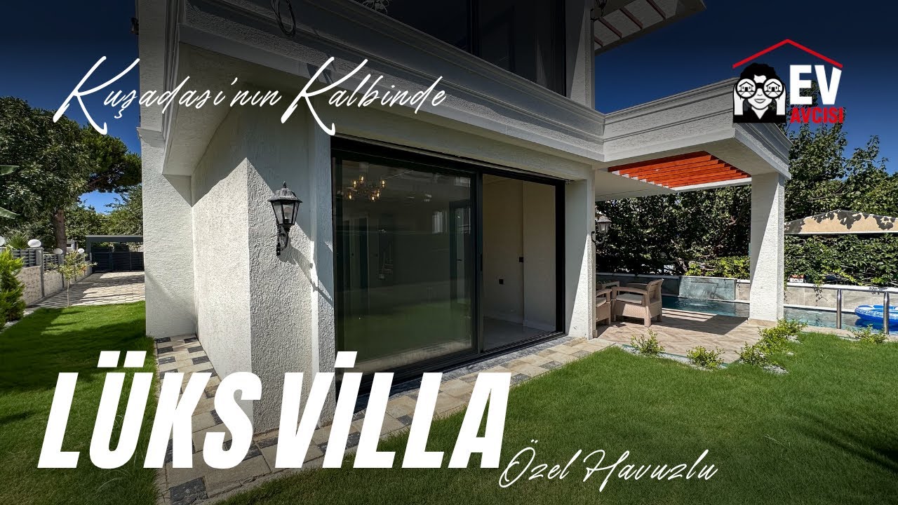 Kuşadası Merkezde Özel Havuzlu Satılık Lüks Villa I Kuşadası Lüks Villa