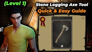RuneScape Dragonwilds How to Make a Stone Logging Axe – Fast and Easy Crafting Guide!