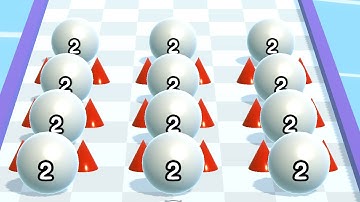 BALL RUN 2048 - Best Mobile Gameplay Walkthrough IOS Android #16