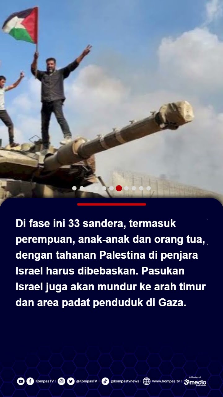 Gencatan Senjata Israel-Hamas Dimulai 19 Januari, Ini Tiga Fase Kesepakatan #gencatansenjata