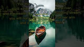Ive Got Peace Like A River In My Soul peacelikeariver isaiah66 bibleverse faith