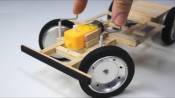 NEW METHOD REVEALED! HOW TO MAKE A CAR CONTROLLED BY REMOTE CONTROL RC! WITHOUT STIRLING ENGINE!