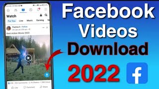 How to Download Facebook Videos on Android Devices Without any App Software Directly in the Gallery screenshot 3