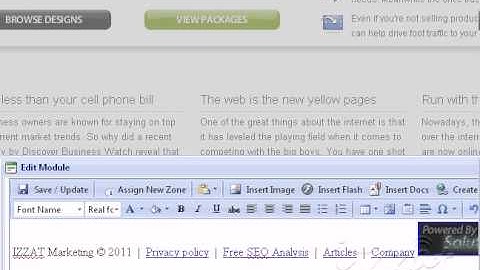Add Hyperlink To Footer With Our CMS