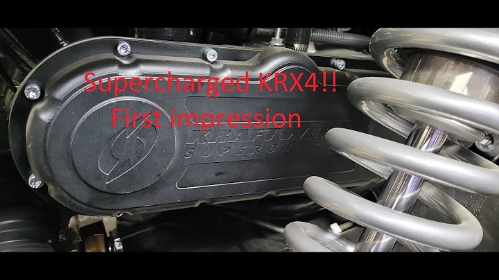 First impression ,first ride Kraftwerks Supercharges Kawasaki KRX 4. How they should be made!
