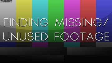 After Effects Quick Tip: Finding Missing/Unused Footage Fast