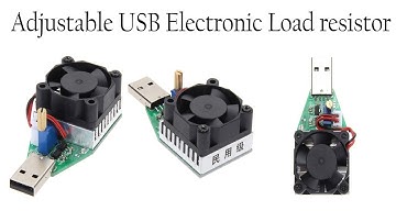 Adjustable USB Electronic Load resistor