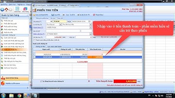 VsoftBMS.Trade chuẩn - Video hướng dẫn các nghiệp vụ thu tiền