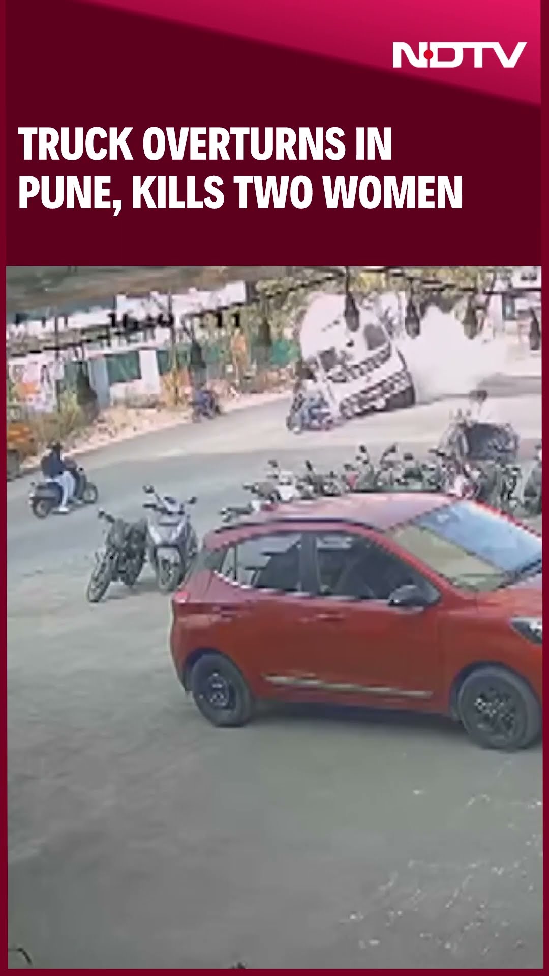 Pune News | Truck Overturns In Pune's Hinjawadi, Kills Two Women On Moped