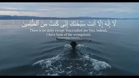 Ayat e kareema - Dua of Yunus (alayhissalam) 100x [ Daily Zikr ]