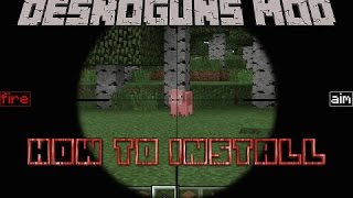 How to install the DesnoGuns Mod (Minecraft PE) screenshot 1