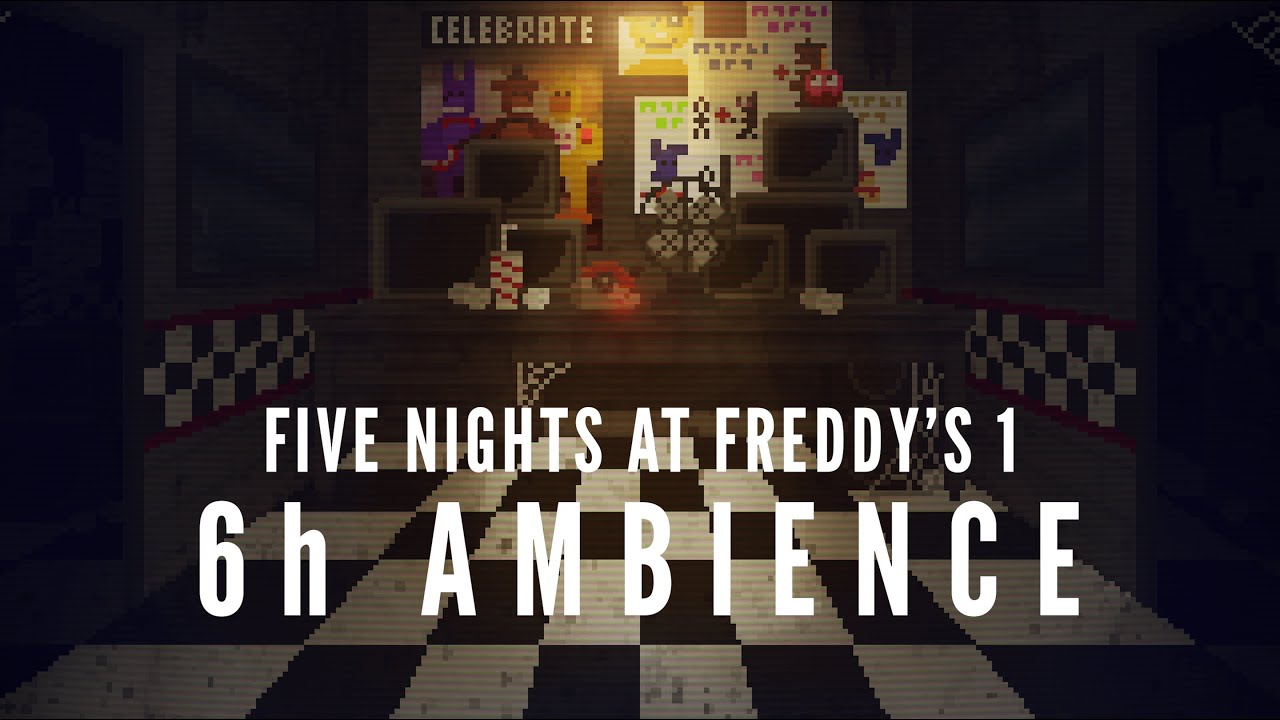 6h FNaF 1 AMBIENCE | Deep Sleep 🌙✨😴 | Pixel Art FNaF