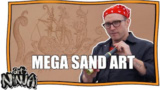 Mega Sand Art | Art Ninja | Nugget