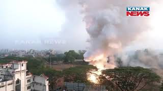 Fire Works On Occasion Of Hissur Purnima Festival In Thrissur, Kerala