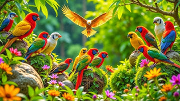 Birdsong in Forest & Relaxing Music – Beautiful Birds Singing for Inner Peace