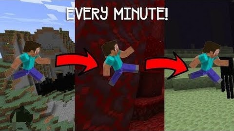 Minecraft but every 30 second dimension change