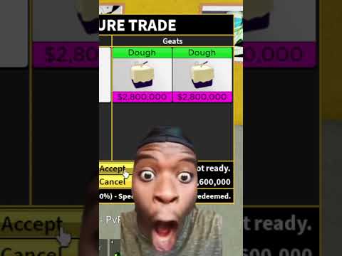 Getting 3 Dough And Leopard From Trading In Roblox Blox Fruits