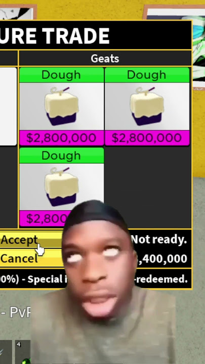 Getting 3 Dough And Leopard From Trading In Roblox Blox Fruits