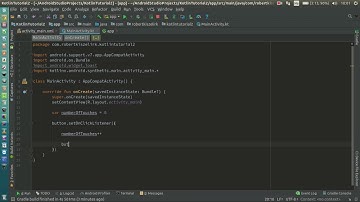 Android Kotlin Usage Tutorial #002 - Button - change text