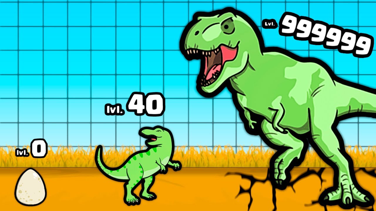 EVOLUA O OVO DE DINOSSAURO ATÉ ELE CHOCAR!! - Dino Run 3D (jogos de  celular) 