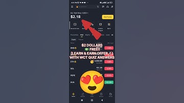 Earn $3 Dollars🔥Binance Learn and Earn WCT Quiz Answers🚀#binancelearnandearn #binancewctquizanswers