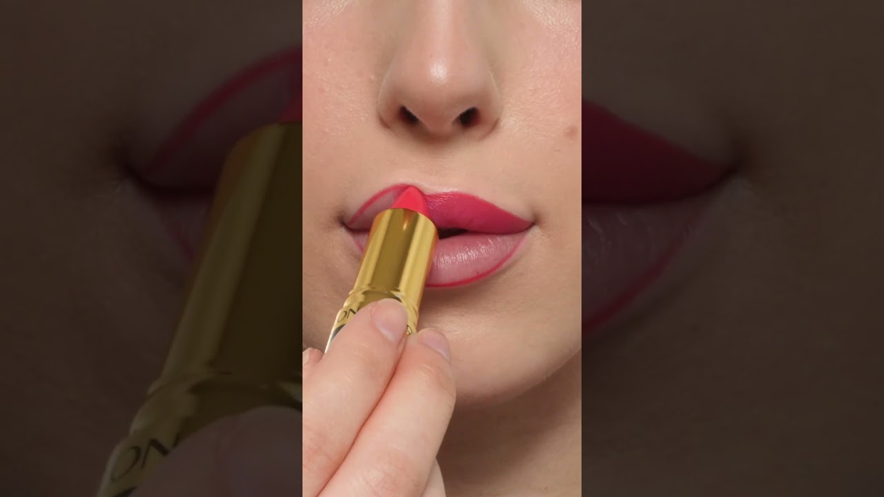 Ярко-розовая помада. Образ. Помада Revlon Super Lustrous. 
