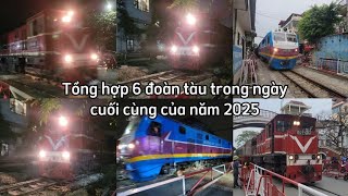 Tổng Hợp 6 Đoàn Tàu Trong Ngày Cuối Cùng Của 2025 D19E 980 Haiphong Railways Trainsporter Official