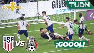 ¡Gol de USA! ¡Huele a campeón! | Estados Unidos 1-0 México | Copa Oro 2021 - Final | TUDN