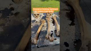 Tutorial on finishing your @nightmaremakers2013 foam skulls #halloween #spookyseason #tutorial Tutorial on finishing your @nightmaremakers2013 foam skulls #halloween #spookyseason #tutorial